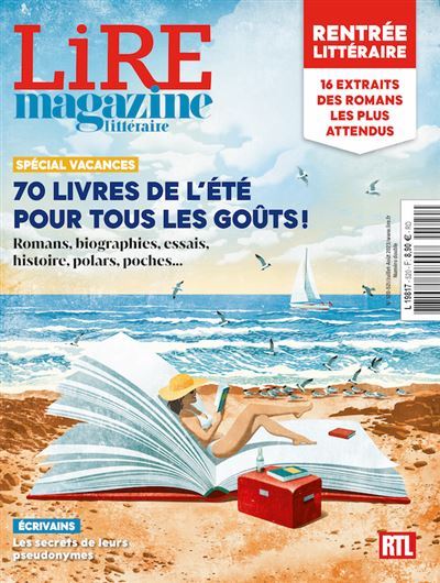 Lire-Magazine-Litteraire-N-520-70-livres-de-l-ete-pour-tous-les-gouts-et-Supplement-jeux-litteraires-Ete-2023