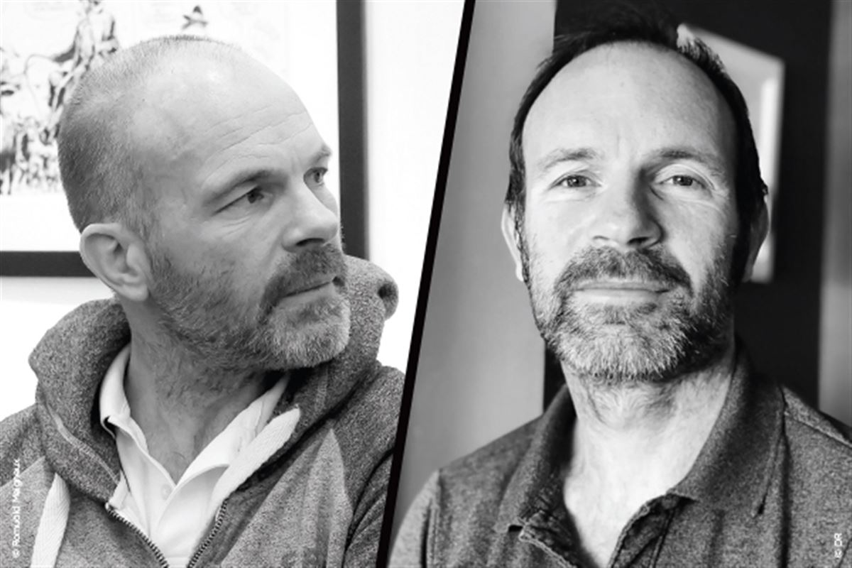Les auteurs de livres jeunesse Laurent et Olivier Souillé en dédicace à la Fnac Forum des Halles*