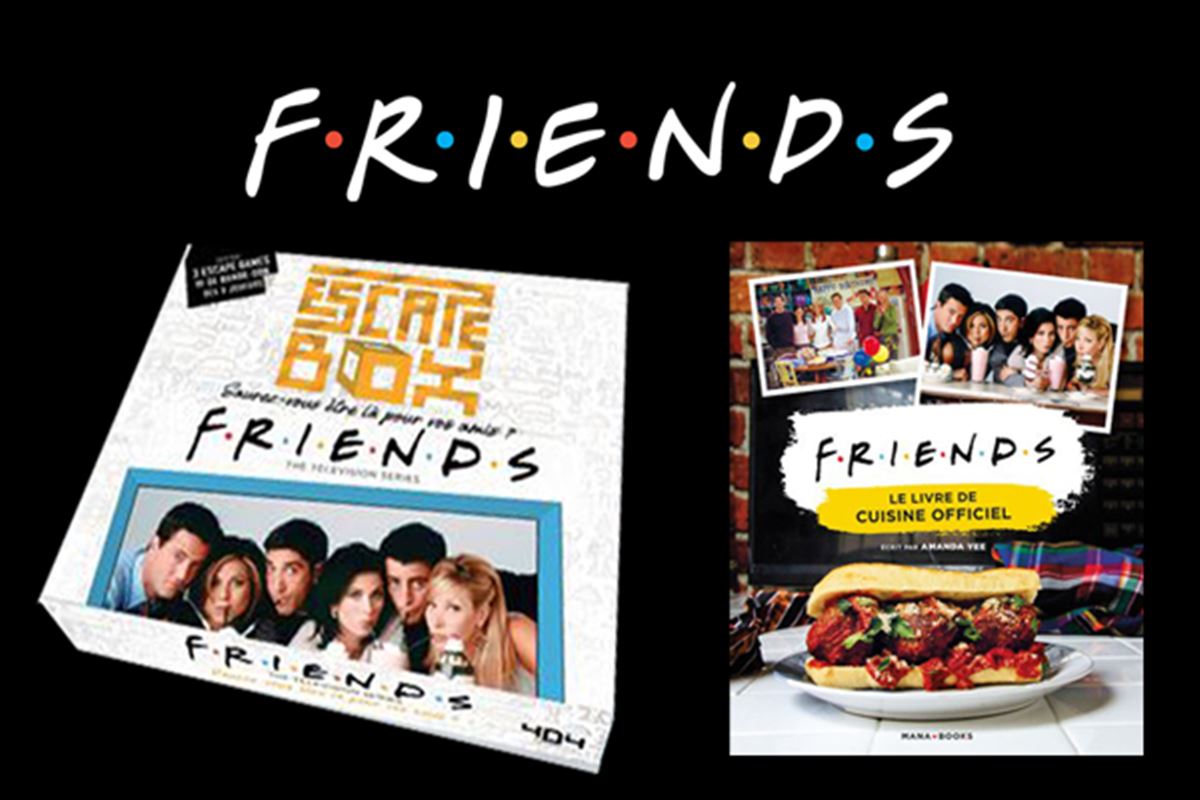 Passez une journée Friends avec les nouveaux jeux et livre de cuisine