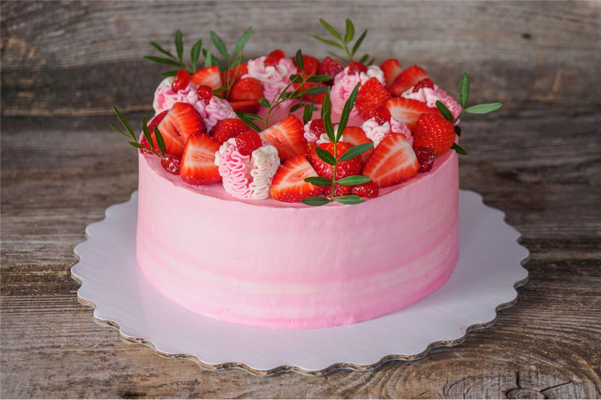 Recette pour un anniversaire : le gâteau aux fraises Tagada