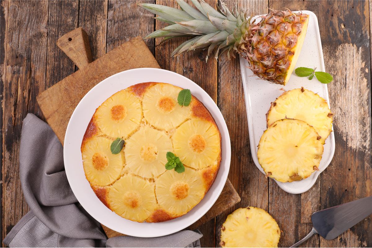 Recette pour un anniversaire : le gâteau caramélisé à l’ananas