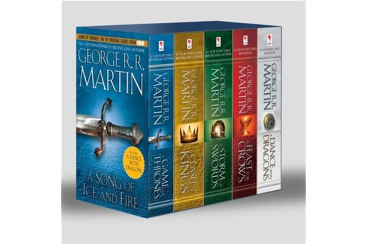 Wat is de volgorde van de Game of Thrones boeken?