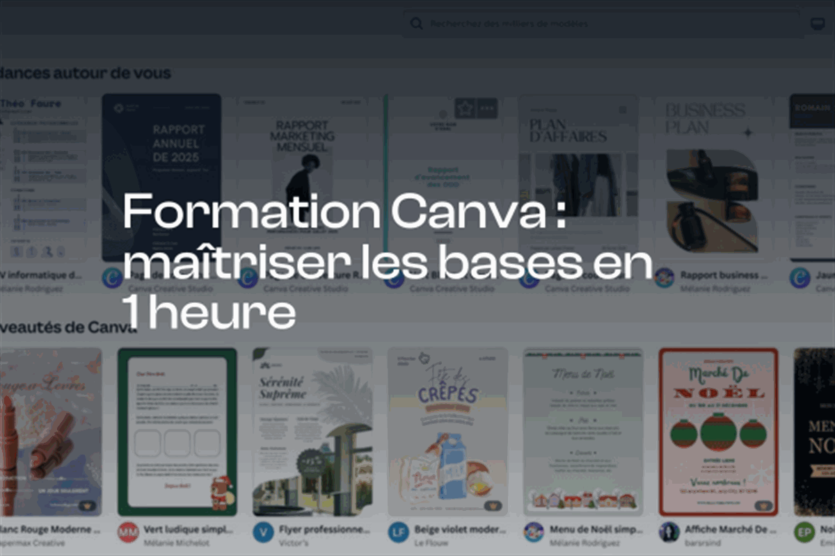 Maîtriser les bases de Canva en moins d’une heure