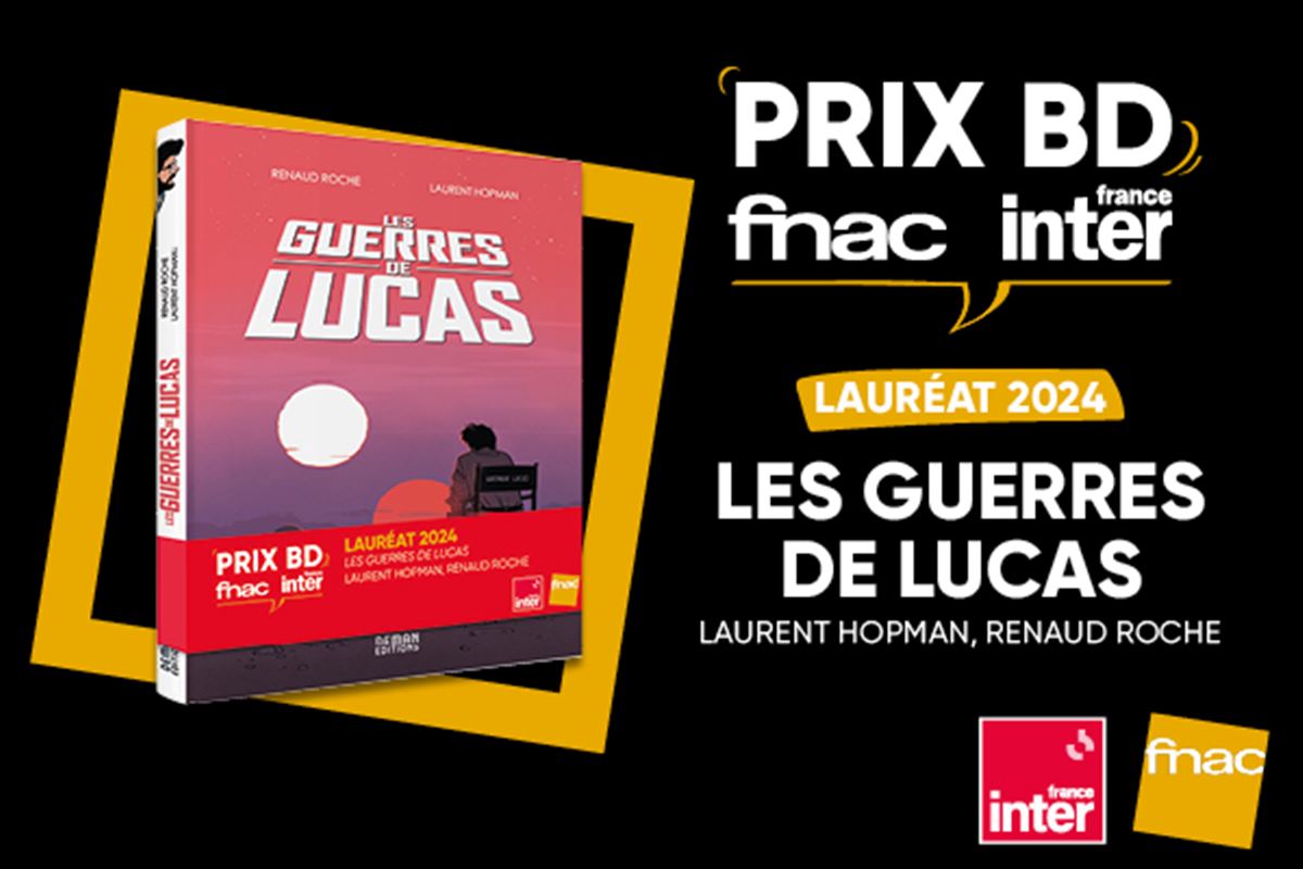 Les Guerres de Lucas remporte le Prix BD Fnac France Inter 2024