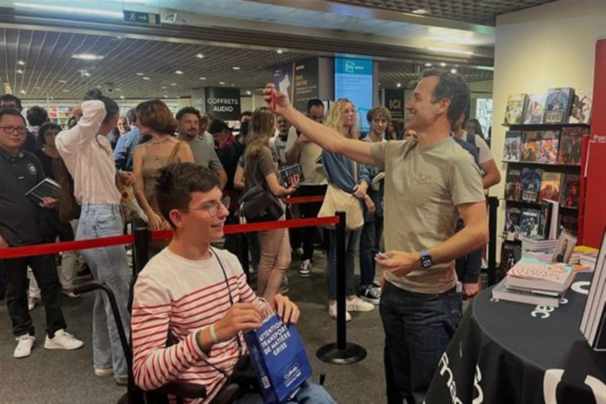 Rencontre avec Fabien Olicard à la Fnac de Toulouse