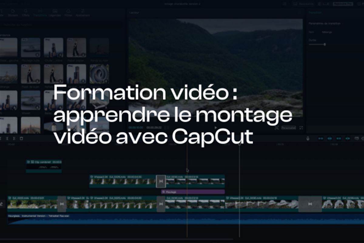 Apprendre le montage vidéo avec CapCut