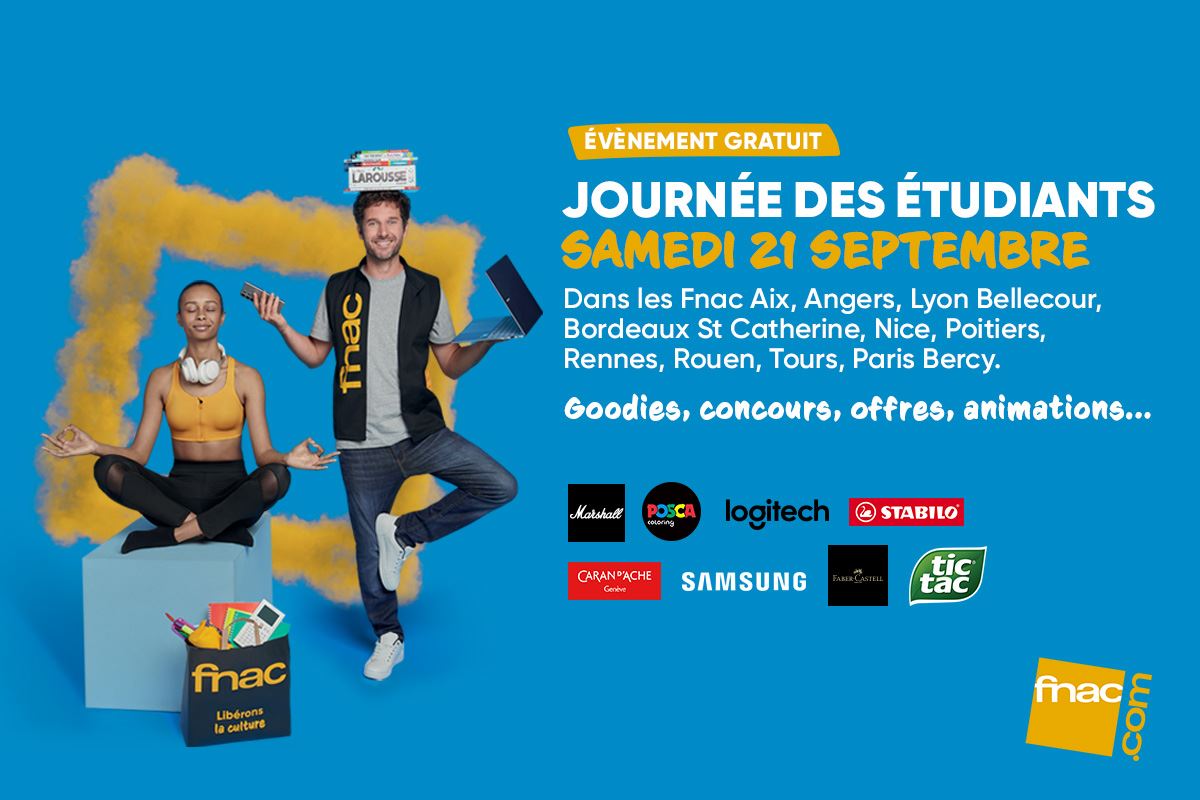 La Journée des étudiants à la Fnac Bercy Village | Animations, dédicaces et offres exclusives !