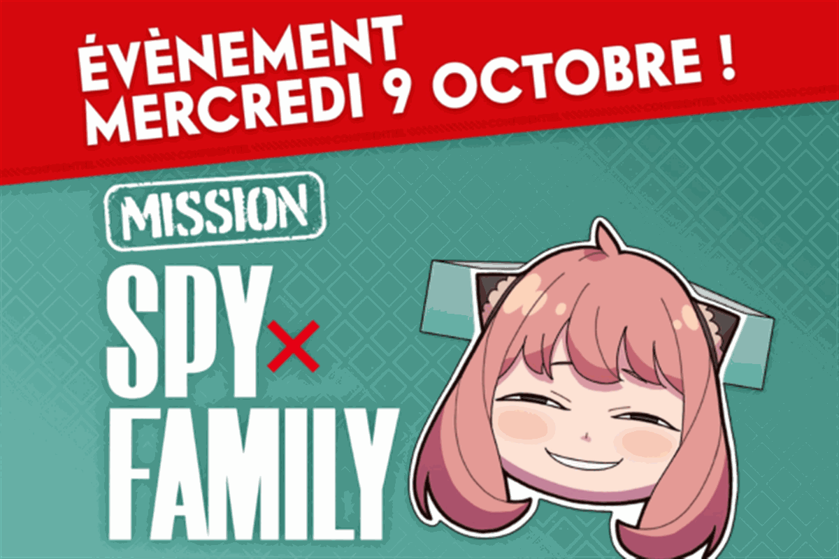 Participez à la Mission Spy X Family à la Fnac de Mâcon !