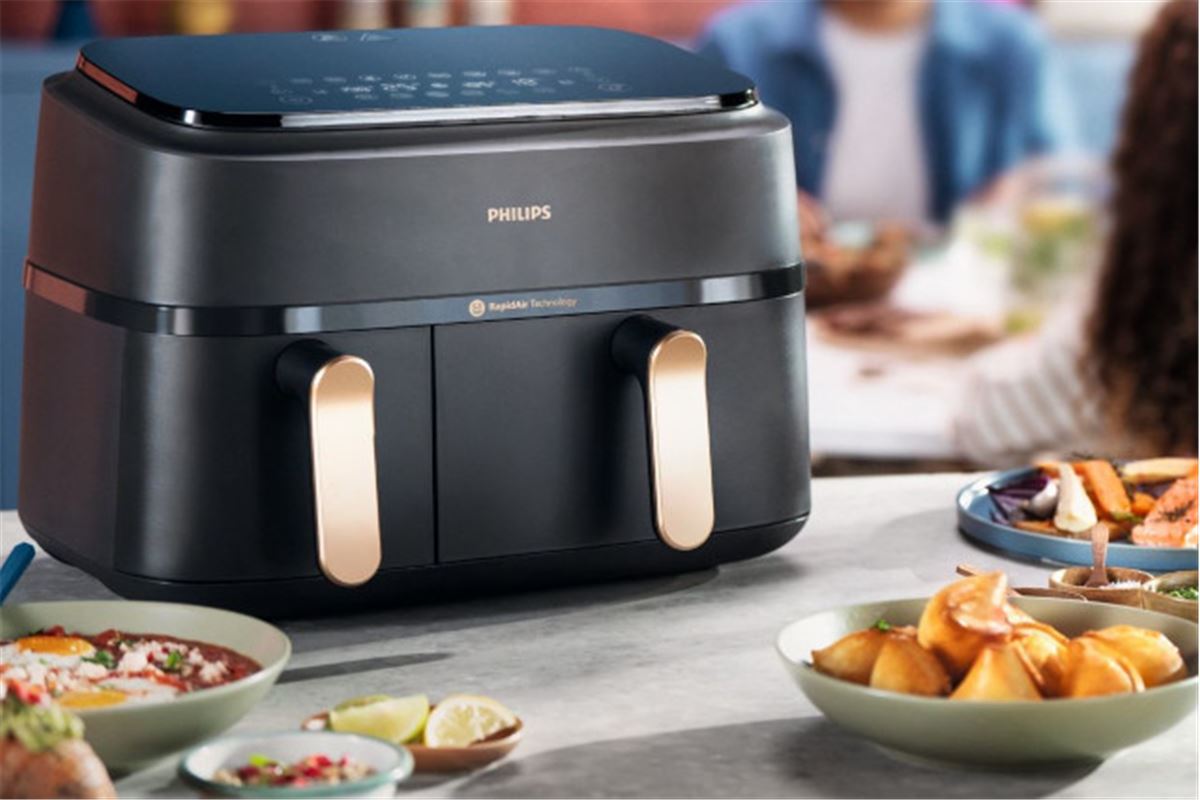 Airfryer Philips Série 3000 NA352 : une friteuse sans huile à double panier très efficace