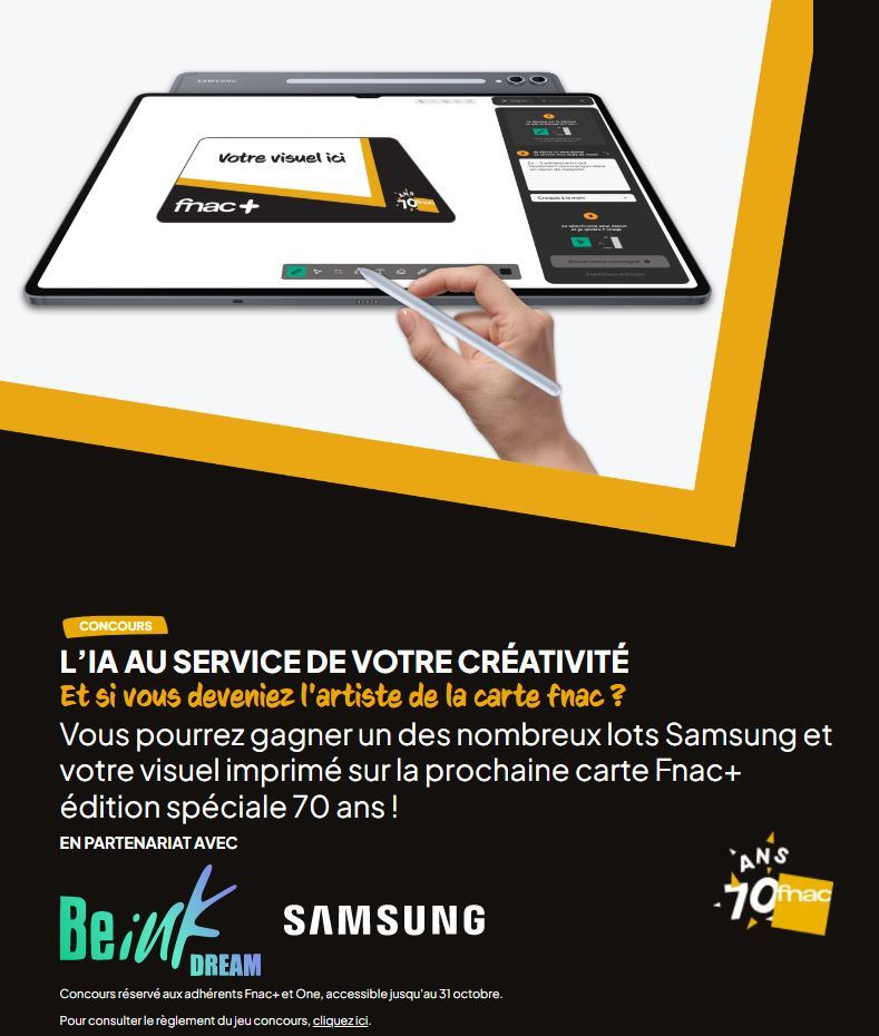 Visuel carte Fnac+ IA explications