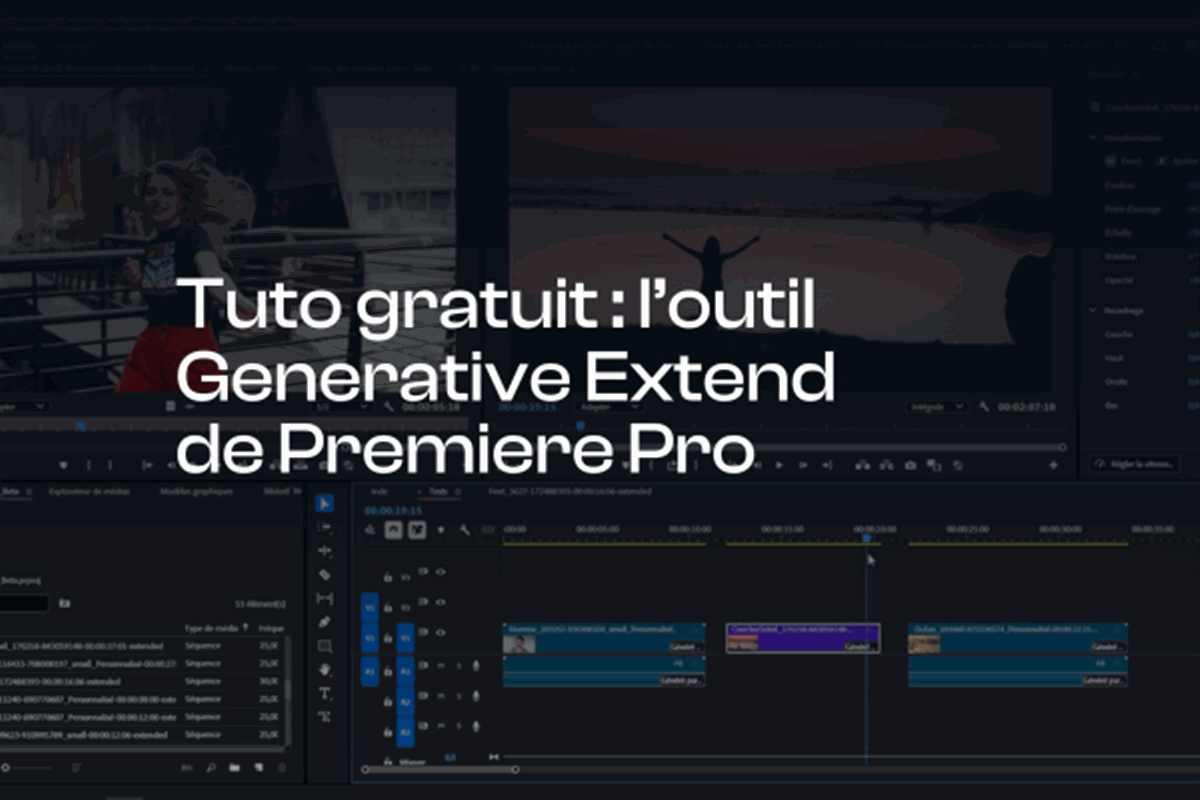 L’outil Generative Extend de Premiere Pro