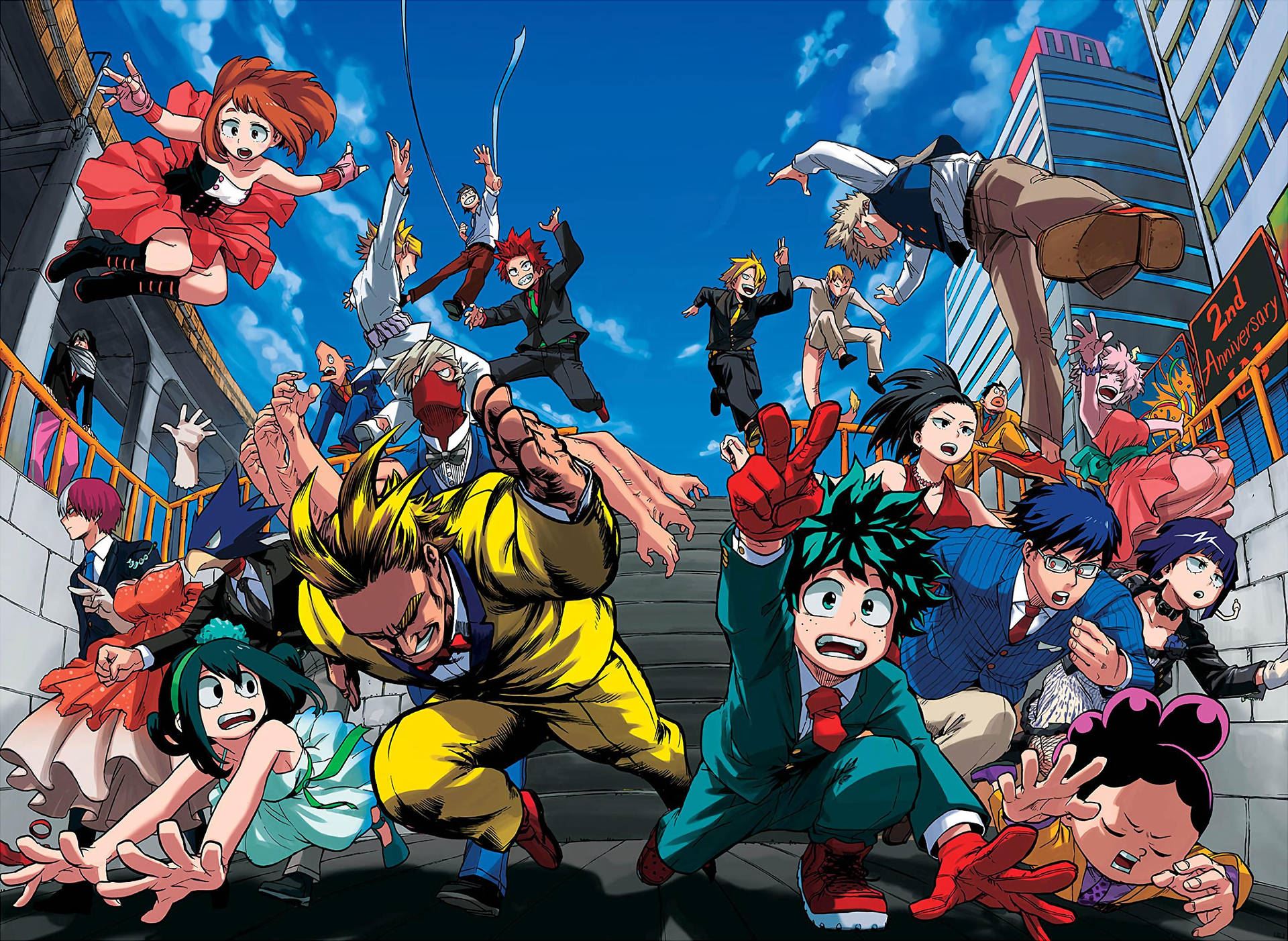 Qui sont les personnages principaux de My Hero Academia ?