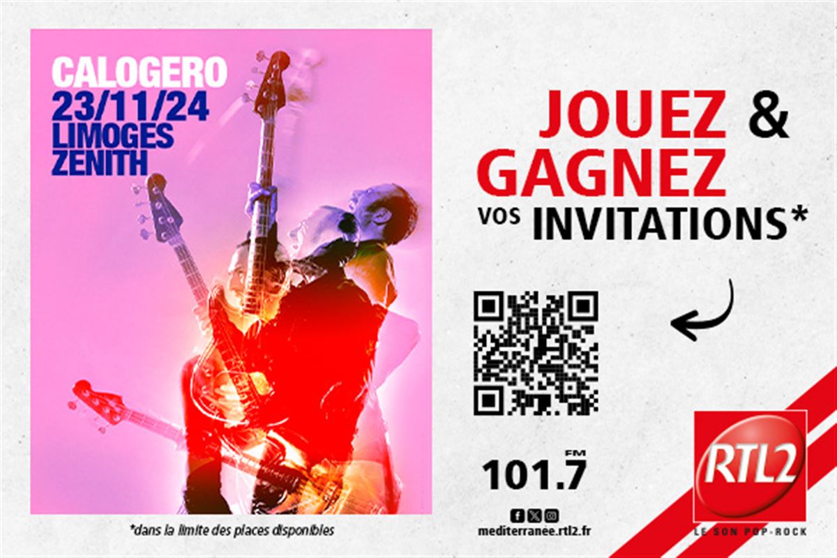 La Fnac Partenaire de RTL2 vous offre une invitation pour le concert de Calogéro