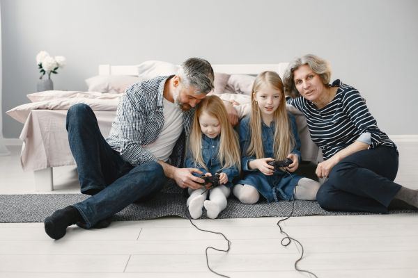Konsole für die Familie