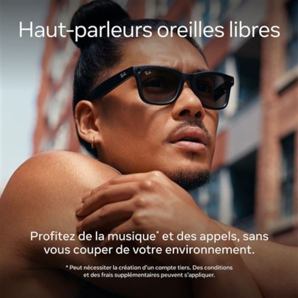 Haut parleurs lunettes Meta