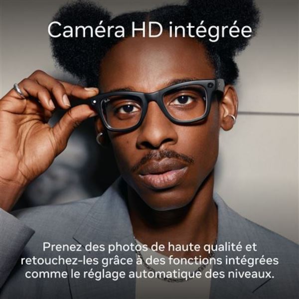 Lunettes Meta caméra