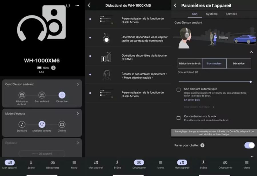 Application Sony