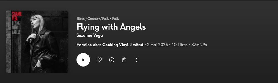 Suzanne Vega Flying with Angels