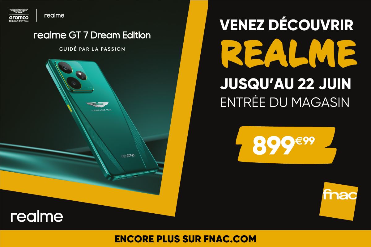 Venez découvrir le corner REALME à la Fnac Montparnasse !
