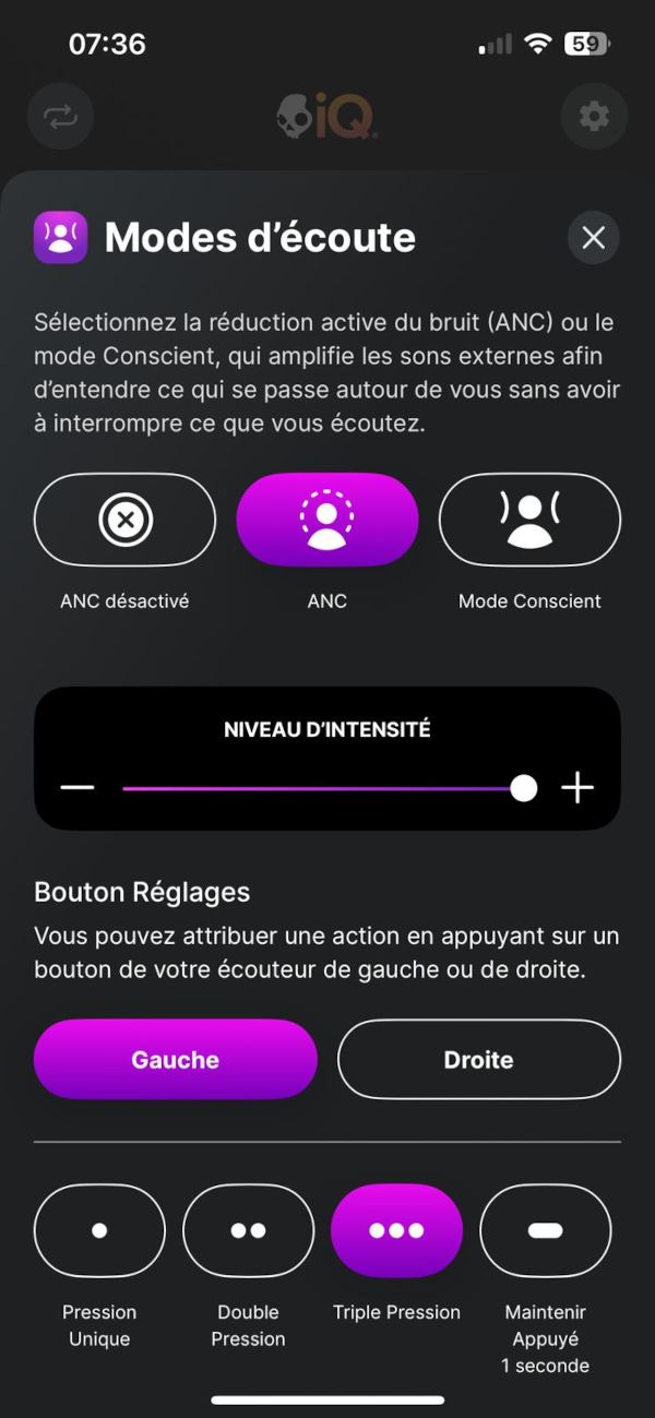 Application mode d'écoutes