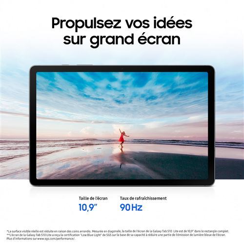 Tablette-Tactile-Samsung-Galaxy-Tab-S10-Lite-10-9-Wi-Fi-128-Go-Corail