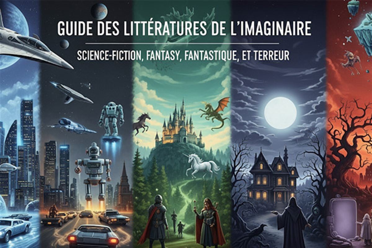 Le guide des littératures de l'imaginaire : SF, fantasy, fantastique et terreur