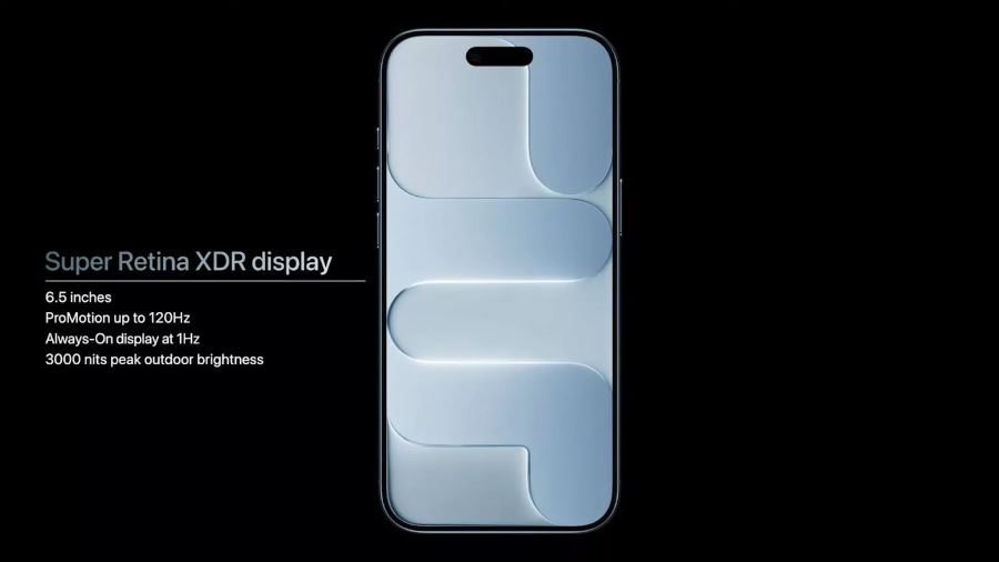 iPhone 17 Air écran