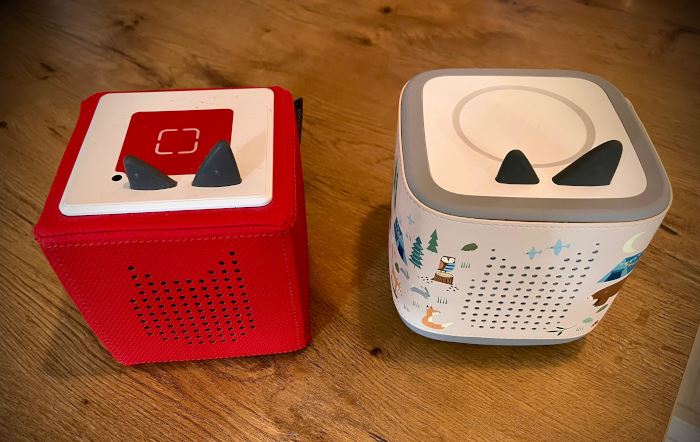 Comparaison Toniebox 1 et 2