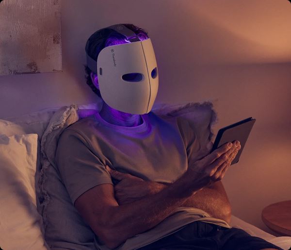 Masque Therabody lumière bleue