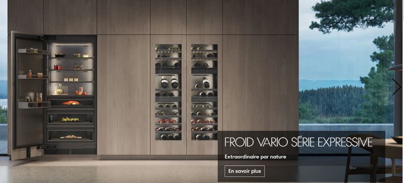 Réfrigérateur et caves à vin Gaggenau