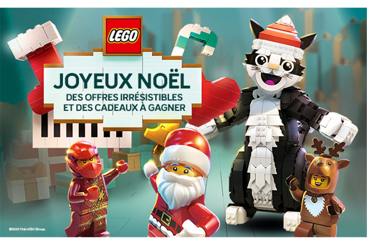 Noël magique : préparez vos cadeaux avec la marque LEGO® et Fnac et profitez d'offres exceptionnelle