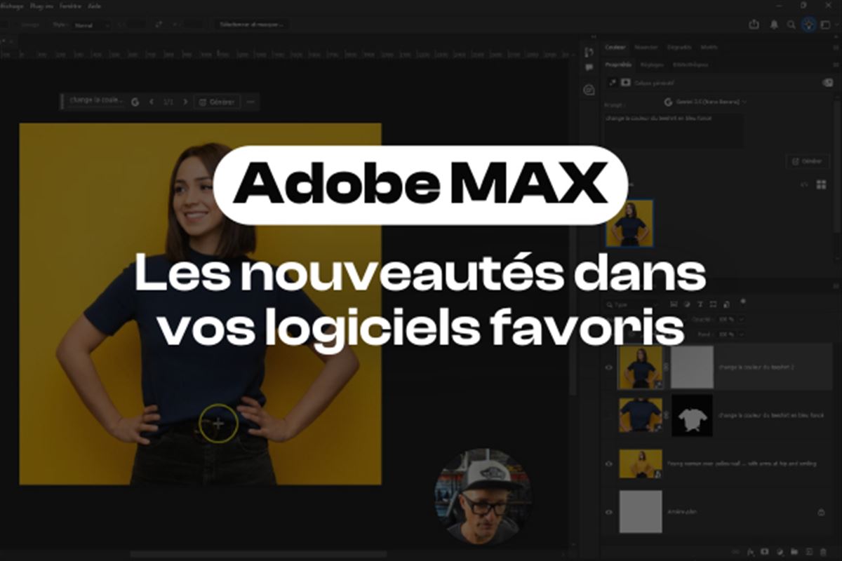 Adobe MAX : ce qui change dans vos logiciels favoris