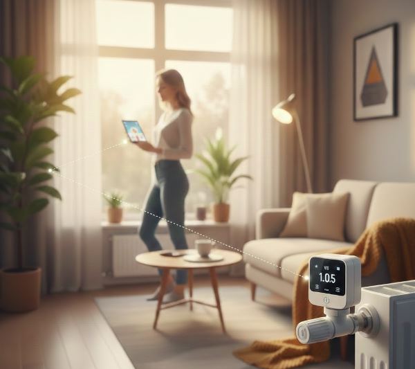 Thermostat connect&eacute;