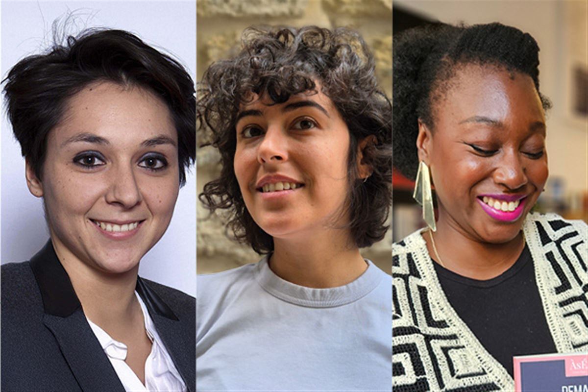 Camille de Decker, Samantha Feitelson & Nelly Sanoussi en dédicace à la Fnac Carré Sénart