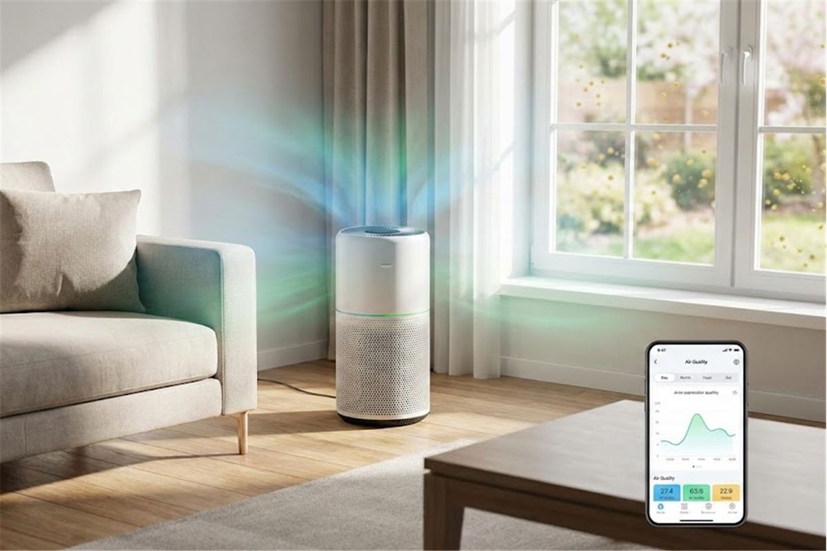 Purificateurs d'air connectés : comment savoir s'ils sont efficaces contre les allergies
