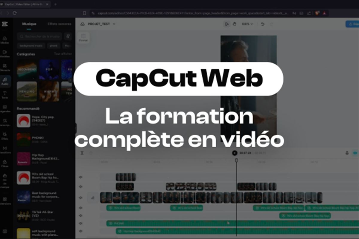 Apprendre le montage vidéo depuis son navigateur avec CapCut Web