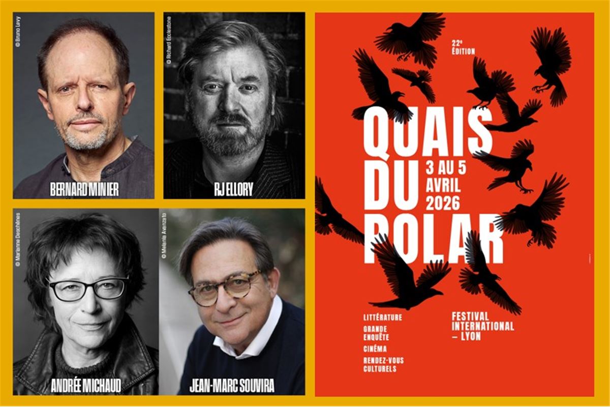 Quais du Polar @Fnac Lyon Rencontres musicales : Bernard Minier, RJ Ellory, Andrée Michaud...