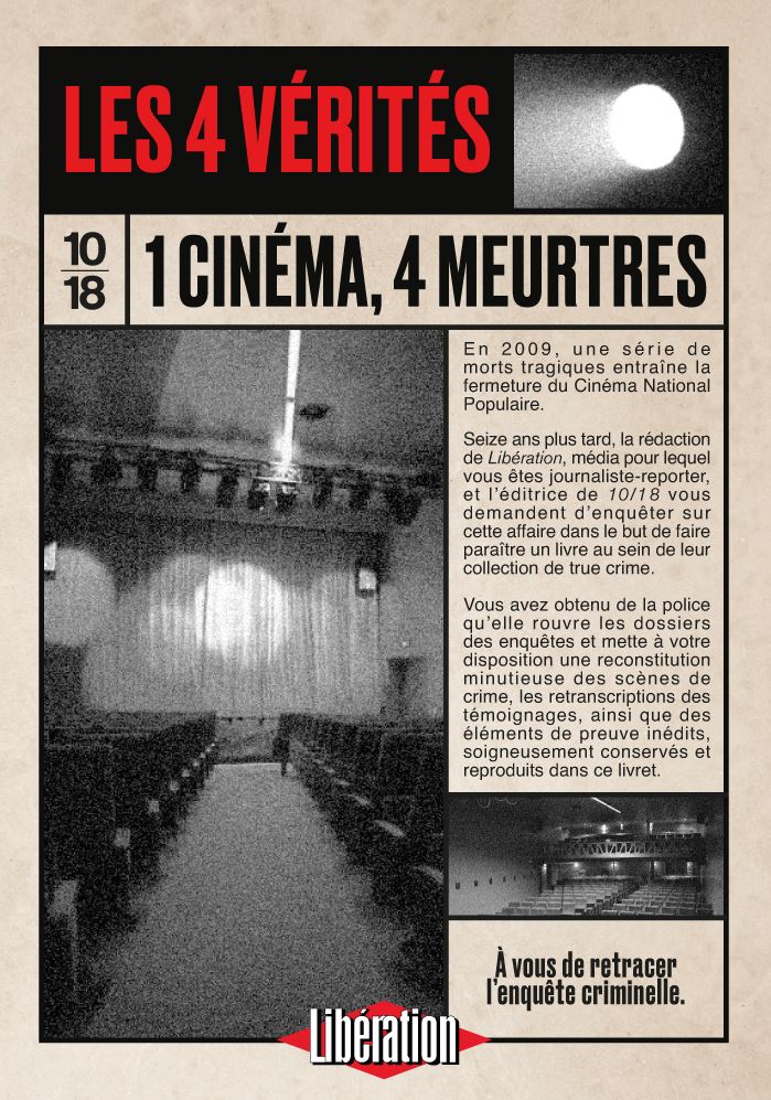 Atelier-Jeu True Crime dans les Fnac Biganos, Libourne et Mâcon