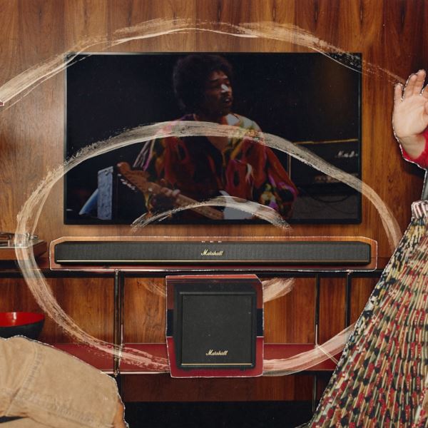 Barre de son Marshall Heston 120 + caisson de basse