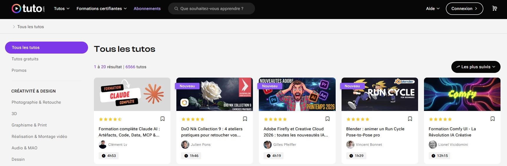 Tutoriels tuto.com