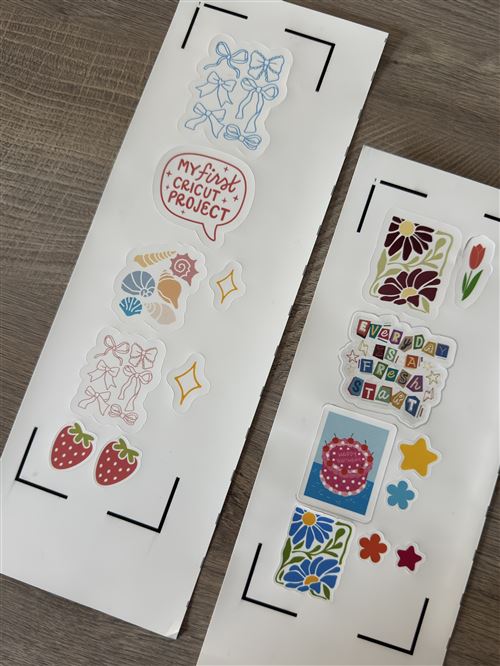 Test Cricut Stickers