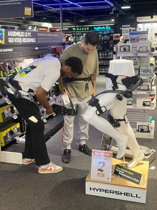 Test magasin Hypershell exosquelette