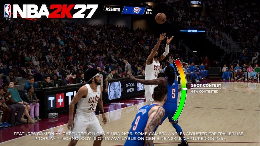 NBA 2K27 Zone de shoot