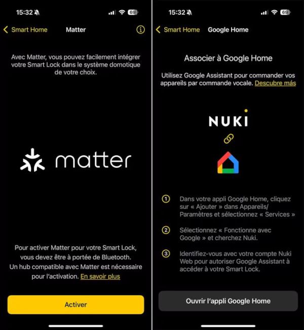 Smart Lock Ultra application Nuki