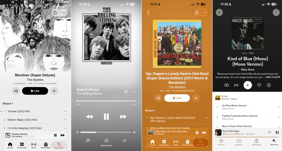 Albums &eacute;coute en mono