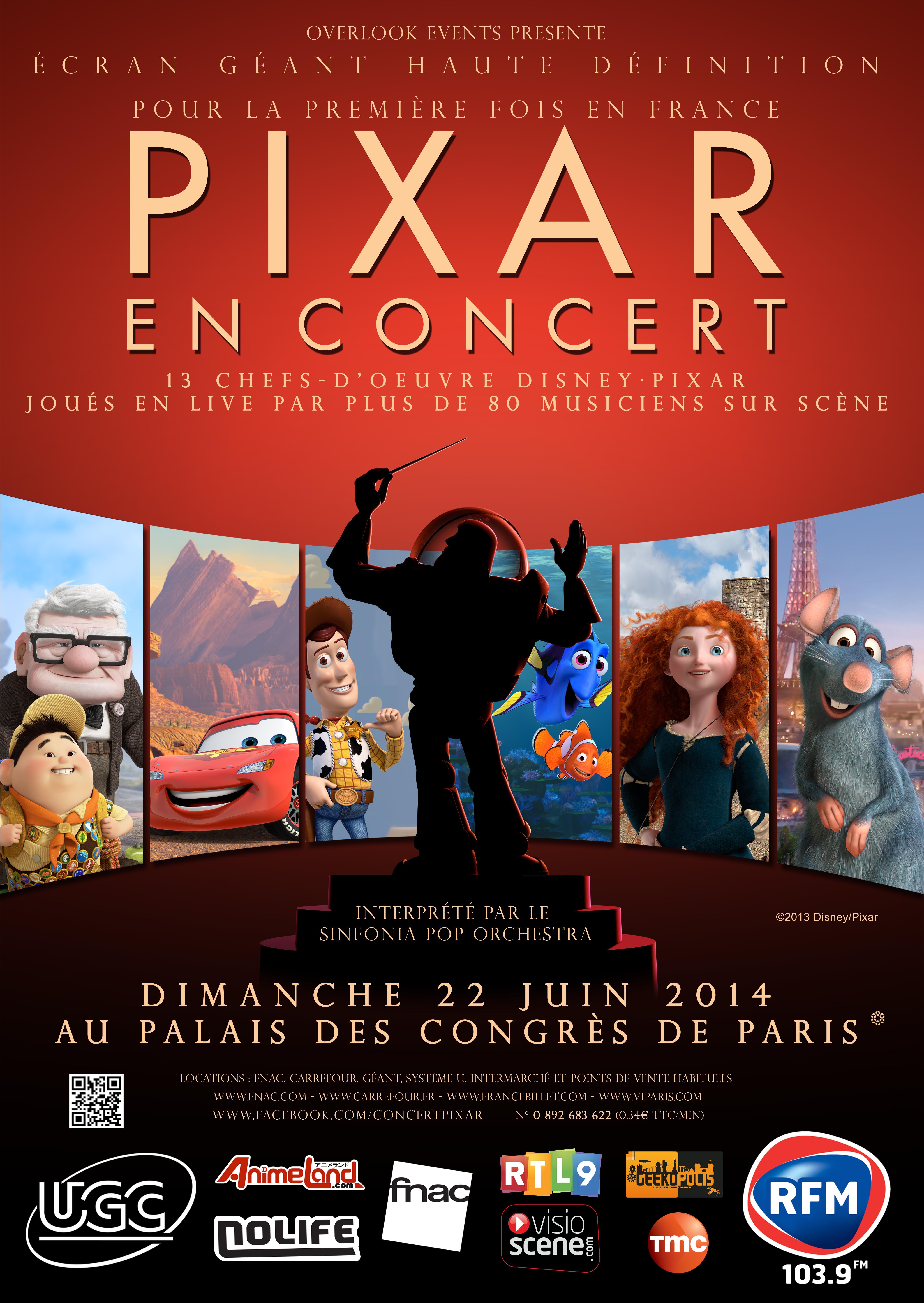 Concert Pixar, un événement musical à ne pas manquer !