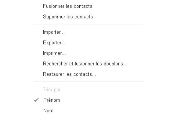 Astuce Contacts Outlook sur fnac.com