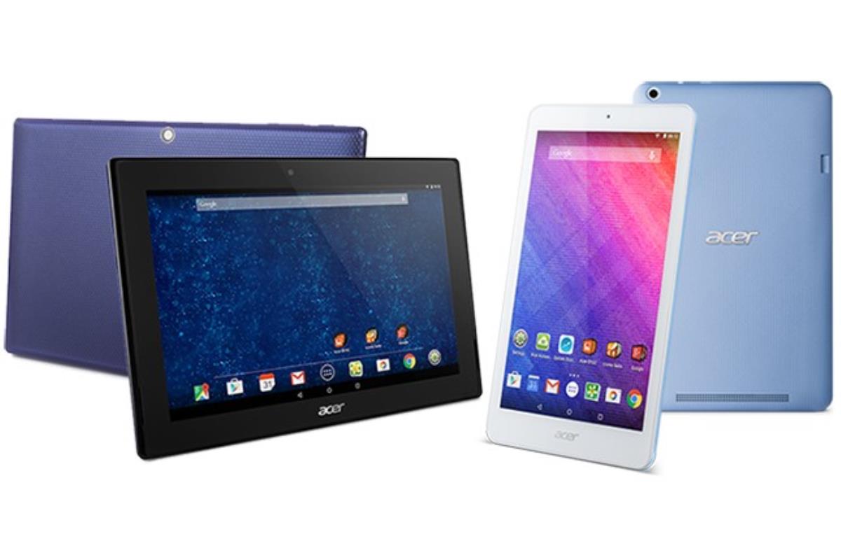 2 nouvelles tablettes tactiles Android annoncées par Acer