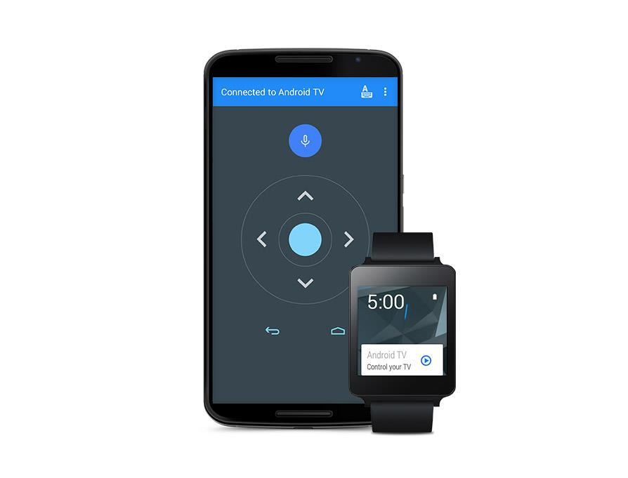 Android TV smartphones et Android Wear