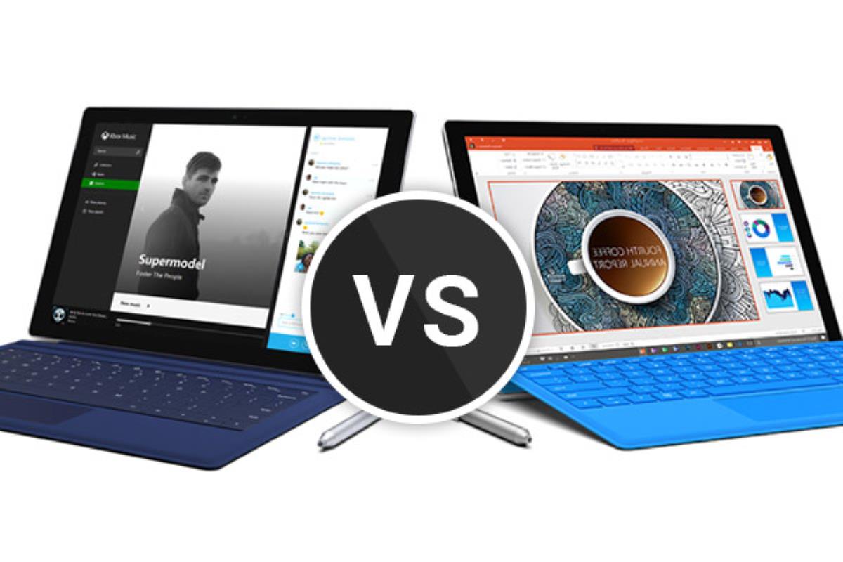 Face à face : Microsoft Surface Pro 3 vs Surface Pro 4